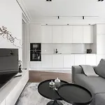 Spacious Luxury W/river View/terrace Paupys Apartman Vilnius