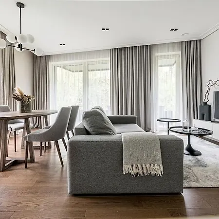 Spacious Luxury W/river View/terrace Paupys Apartment Wilna