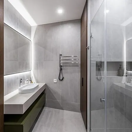 Apartamento Spacious Luxury W/river View/terrace Paupys *