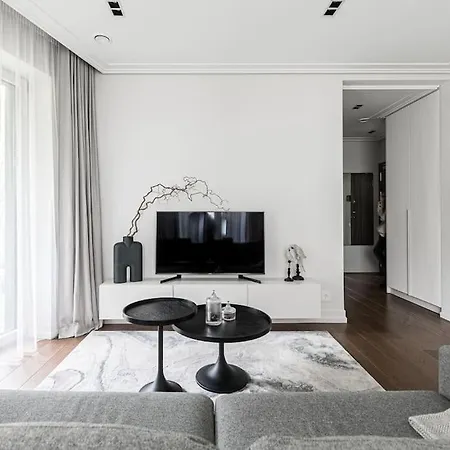 Spacious Luxury W/river View/terrace Paupys Apartment Wilna