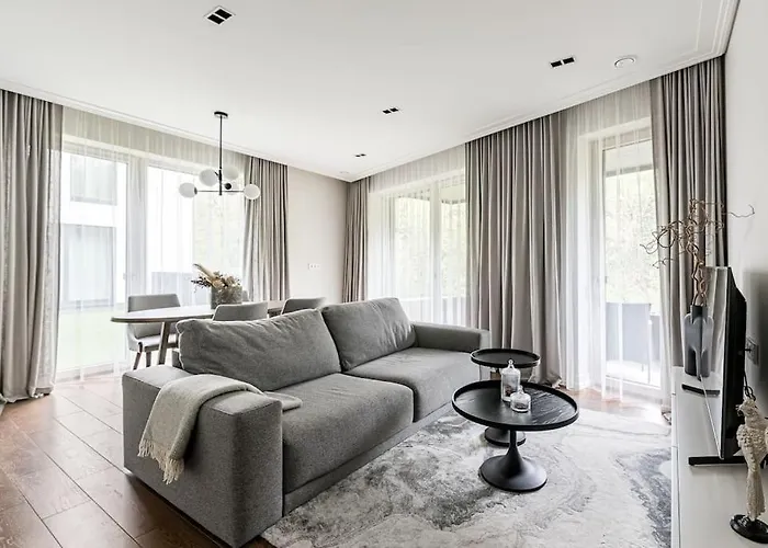 Apartament Spacious Luxury W/river View/terrace Paupys *