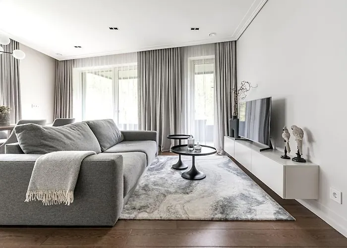 Apartament Spacious Luxury W/river View/terrace Paupys *