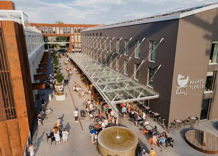 شقة Spacious Luxury W/river View/terrace Paupys فيلنيوس