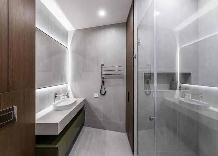 Διαμέρισμα Spacious Luxury W/river View/terrace Paupys *